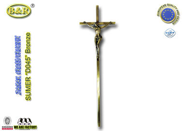 56.7*15.8cm Katholisch-Zink-Kreuz für Art-Antikenbronze Metallsarg-Dekoration D045 zamak Kruzifixs europäische