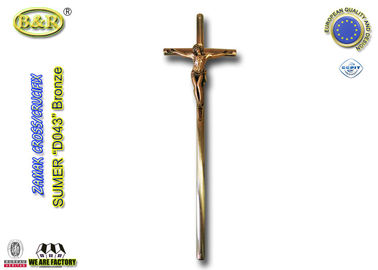 52cm*16cm zamak Kreuz und Kruzifix mit Mode reden antike Bronzezink-Legierungsdekoration der farbe D043 an