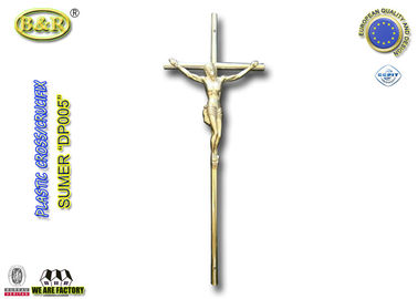 Sargdekorationslegen katholische Plastik-Christus-Kruzifixe Hinweises DP005 der Größe 37.5cm*14cm cruces plasticos cristos herein
