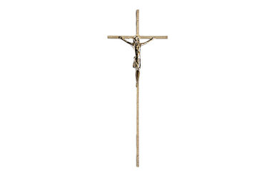 Professionelles Begräbnis- Dekorationskreuz und Kruzifix D008 45.5*21.7cm