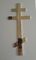 Asphaltieren Sie Gebrauchsdm01 Goldsilber- oder Bronzefarbe des Kreuzes und des Kruzifixs östliche orthodoxe
