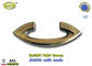24*8.5cm Größe H034 Begräbnis- Produkte für Metall-zamak Sarg-Griff durch elektronische Überzug-Bronze-Farbe