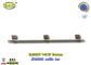 Zink-Legierungs-Metallsarg Hinweises H019 behandelt lange Stange zamak Schatulle eine Basis 1 Meters 3