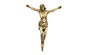 290*220mm Bronzefarbchristliche Kruzifix-Finanzanzeigendekoration BD021
