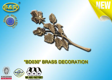 Nein bronzieren Messingrosen BD030 Begräbnis- materielle Kupferlegierung der Dekorations-Größen-23.5×11 cm