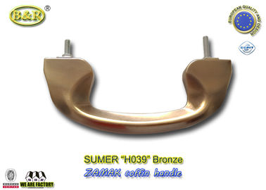 Größe 20*7.5 cm behandelt italienischer europäischer Art-Metallsarg H039 Begräbnis- zusätzliche in der Hardware-Farbealten Bronze Zamak