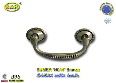 Bronzesarg-Griff-Metallsarg der farbeh044 Zamak behandelt französisches Design der Größen-1×9 cm