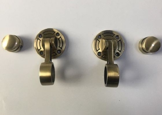 Qualität  Luxury Zinc Alloy Casket Handle H058 / Coffin Accessories Handles Diameter 3 Cm usine