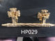 Plastiksarg der Sarg-Dekorations-HP029 behandelt Goldmessing oder -kupfer