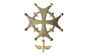 Sargbeschlagkreuz mit Vogel für Begräbnis- Dekoration D010